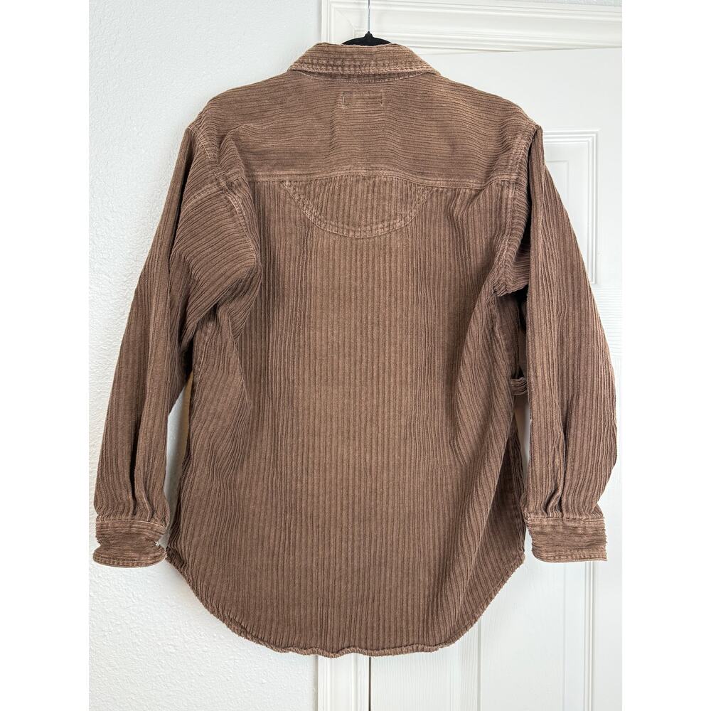 Vintage JCPenney Corduroy Shirt Jacket Brown Mens XL Made in USA - Picture 4 of 8